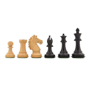 Wholesale Big Tournament King/Pawns/Knight/Dragon Wooden Chess Pieces Set with Storage Box