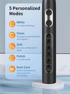 Eisler T8 Travel Sonic Electric <strong>Toothbrush</strong> Wholesale Custom Logo DC Portable IPX7 5 Modes 30 Day <strong>Battery</strong> OEM Private Label - Product Image 2
