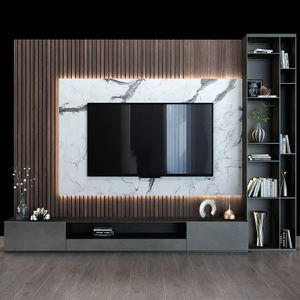 Meubles de salon intelligents au design moderne, meubles de maison de luxe, bande lumineuse intégrée, <span class=keywords><strong>meuble</strong></span> <span class=keywords><strong>TV</strong></span>, armoires <span class=keywords><strong>TV</strong></span>, rangement pour chambre d'hôtel - Product Image 3