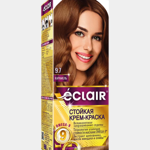 Crème colorante permanente pour cheveux Eclair avec huiles OMEGA9, sachet pour une couleur longue durée, colorant capillaire professionnel, modèle EC01, vente en gros - Product Image 1
