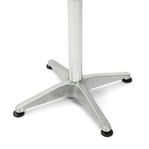 Modern Round Aluminum <b>Folding</b> Bar <b>Table</b> for <b>Outdoor</b> Patio Kitchen Workshop - Product Image 3