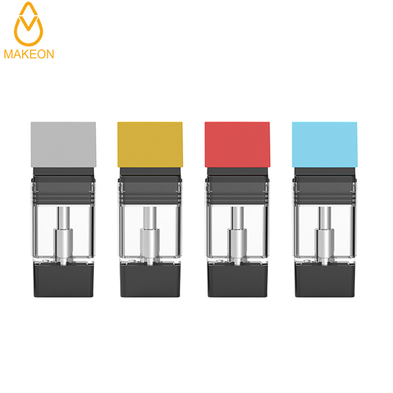 MAKEON ceramic coil carts snap on childproof mouthpiece pods disposable pen battery cartridges Vfire kit