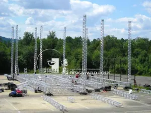 Hot Sale Aluminum Alloy Stage Roof Truss Outdoor Lighting Truss System Truss Display