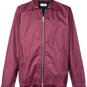 Pequeño diseño de bordado de larga chaqueta de entrenador para los hombres simple personalizado de otoño - Product Image 1