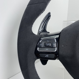 Volante Deportivo de Cuero Alcantara con LED para <span class=keywords><strong>Golf</strong></span> <span class=keywords><strong>5</strong></span> 6 7 R MK5 MK6 <span class=keywords><strong>MK7</strong></span> <span class=keywords><strong>MK7</strong></span>.<span class=keywords><strong>5</strong></span> <span class=keywords><strong>Gti</strong></span> Polo Passat CC B8 Scirocco - Product Image 3