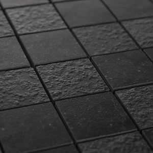 Mosaico de carbón Caen 30x30 cm, baldosas rectificadas mate para pared y suelo - Product Image 2