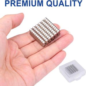 공장 도매 D2 D3 D4 D5 D6 D8 D10 N52 강력한 소형 원형 디스크 네오디뮴 자석 - Product Image 2