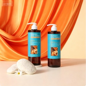 Gel de Ducha de Alta Hidratación Silk Touch Kbeauty 1000ml Para una Piel Suave y Radiante, Limpiador Corporal Diario, Exportación a Granel - Product Image 2