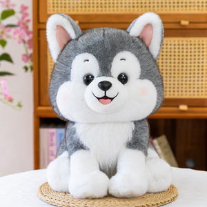 Fabricante de Animales Adorables, Peluche de Husky de Gran Tamaño, Relleno de Algodón PP, Juguete Suave para Niños, Gran Venta - Product Image 1