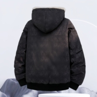 Blouson d'hiver décontracté imperméable personnalisé pour homme, style aviateur tendance, coupe ample grande taille