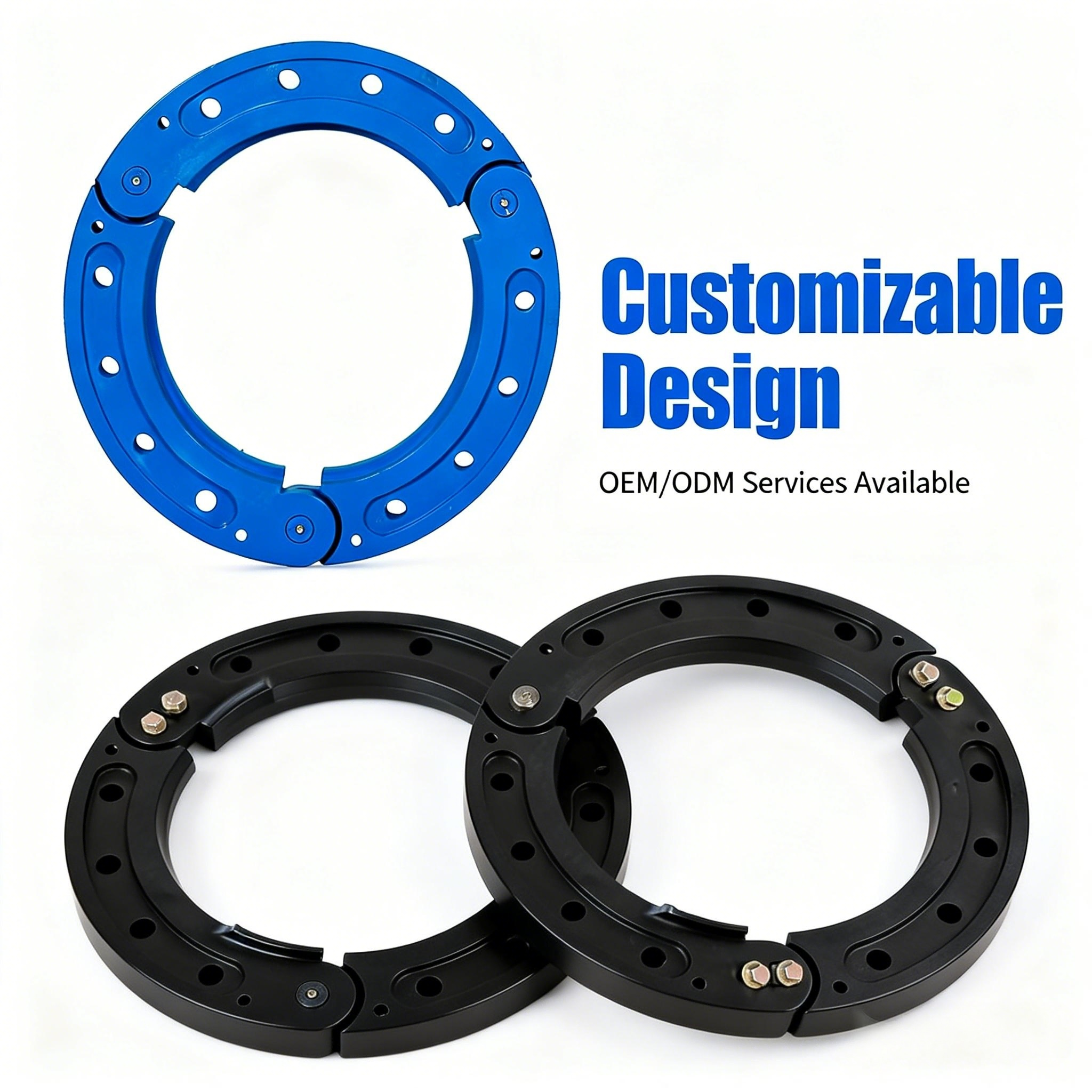 Customizable OEM Run Flat Insert High Strength Polymer Support Ring for Various Vehicle Tires Maintains Shape Under Heavy Loads