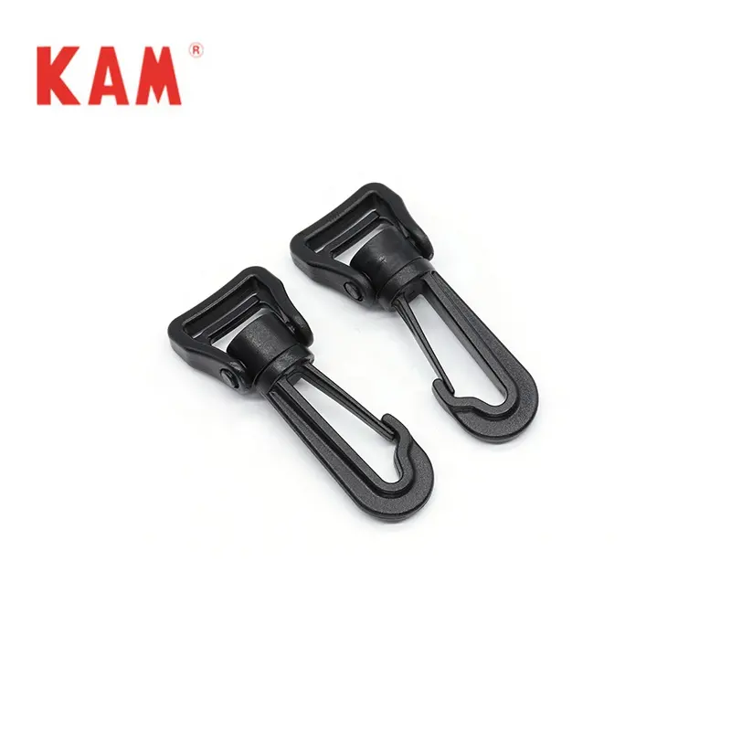 New design plastic locking swivel hooks for key chain