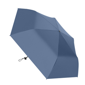 <span class=keywords><strong>Mini</strong></span> <span class=keywords><strong>parapluie</strong></span> ultraléger et léger, couleur unie, 4 plis, pour femmes, fille, crayon Portable, soleil et pluie, <span class=keywords><strong>parapluie</strong></span> en vinyle - Product Image 5