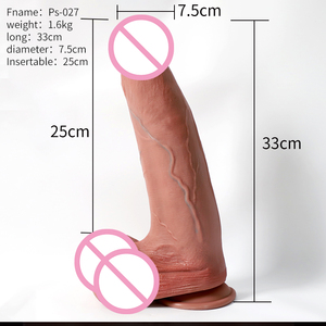 Liquid Silicone Realistic <strong>Dildo</strong> for Women Soft <strong>Dildo</strong> with Strong Suction Base Premium Adult Sex Toy Sex Toy Box for Male <strong>Dildos</strong> - Product Image 2