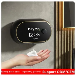 Fabricant professionnel de distributeur automatique de désinfectant pour les mains à capteur mural W2, distributeur de savon sans contact USB - Product Image 2