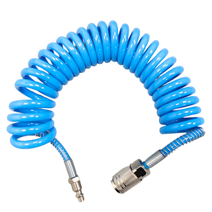 Flexible PU Pneumatic Spring Hose Recoil Air Tube with <b>Quick</b> <b>Connector</b> Pneumatic Parts - Product Image 2