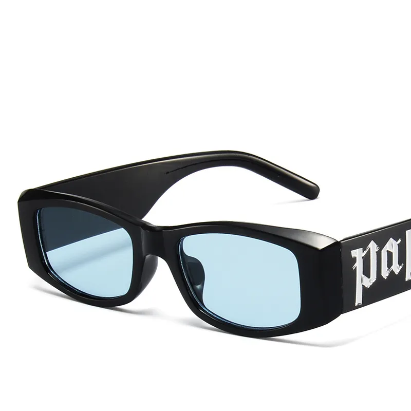 2022 Punk hip hop fashion sunglasses men sun glass Letter vogue print custom sunglasses logo Personality hot selling kacamata