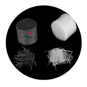 콘크리트 보강용 웨이브 양각 합성 매크로 섬유 폴리머 섬유 - Product Image 1