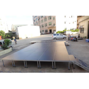 Escenario portátil telescópico de aluminio para DJ, escenario para exteriores - Product Image 1