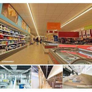 <span class=keywords><strong>Lonyung</strong></span> 0-10V mờ dẫn cửa hàng ánh sáng nhôm 2ft 4ft 8ft T8 Dimmable có thể kết nối tích hợp dẫn ống - Product Image 3