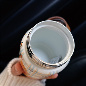 Mini Star Figure Insulated Water Bottle With Ceramic Liner Cute Stainless Steel Portable Small Travel Cup - Product Image 2