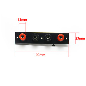 Bloque de terminales de alimentación del altavoz de audio, conector <span class=keywords><strong>banana</strong></span> - Product Image 5