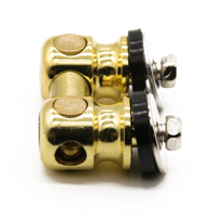 Alliage de Zinc Chrome moulé sous pression or matériel Snare Tube Kit de batterie acoustique ensemble pièces longues cosses pour accessoire de batterie Bass Tom