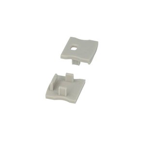 BA1715 Coppia di Tappi Terminali per Profili in Alluminio Quadrati Profondi - Product Image 2