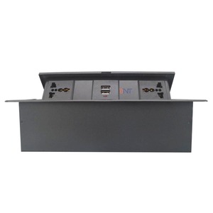 Enchufe de corriente eléctrico para mesa de meeing, montaje en mesa, empotrado personalizado - Product Image 6