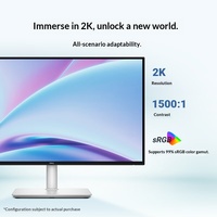 Monitor Dell 27-inci 2K Original Baru, Layar IPS, 144Hz, 99% SRGB, Speaker Ganda, Dapat Diputar dan Dapat Diatur Ketinggiannya S2725DSM