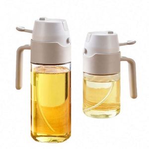 ขวดสเปรย์น้ำมันแก้วแบบใช้ซ้ำได้ ขนาด 350/550 มล. รุ่นใหม่ เป็นมิตรกับสิ่งแวดล้อม คุณภาพพรีเมียม ใช้งานอัตโนมัติ เพื่อสุขภาพ เหมาะสำหรับทำอาหาร ปิ้งย่าง และตั้งแคมป์ - Product Image 1