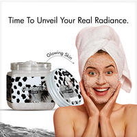 Gommage corporel et exfoliant visage au lait de chèvre et miel, produit cosmétique de spa, fabrication thaïlandaise, vente en gros OEM