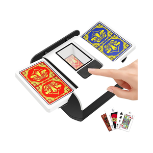 Kpaw X1 Mélangeur de cartes automatique à 2 jeux, alimenté par batterie, durable, écologique, pour poker, blackjack, Texas Hold'em, <span class=keywords><strong>Skip</strong></span>-<span class=keywords><strong>Bo</strong></span> - 4,6 étoiles - Product Image 1