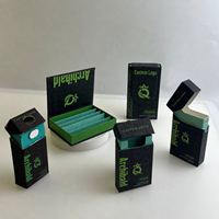 Boîtes à cigarettes vierges personnalisées, emballage pour cônes pré-roulés, boîte à cigarettes magnétique, boîte de 5 paquets, boîte à rouleaux, résistante aux enfants, marque OEM