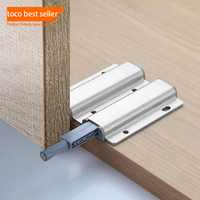 Toco petit loquet en plastique à pousser pour ouvrir les attaches de porte d'armoire tiroir poussoir fermeture automatique loquet de porte d'armoire dispositif de rebond
