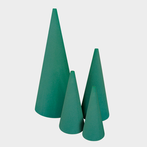 Wholesale <strong>Cone</strong> Shaped Floral <strong>Foam</strong> for Christmas Day Flower <strong>Foam</strong> - Product Image 1