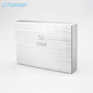 50 מ "מ עם חורים דיוק מד בלוק מד פלדה מרובע כקליפר קליפר - Product Image 2