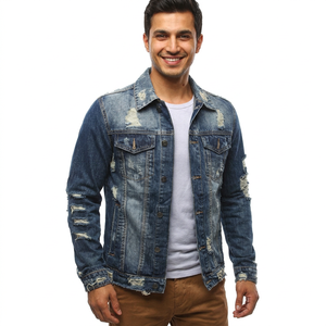 Hot Sale winter Plus Size <b>men</b> Denim Jean <b>Jacket</b> good quality strong <b>long</b> lasting denim jeans <b>jackets</b> for <b>men</b> high quality - Product Image 1