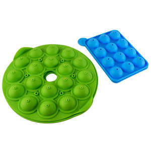 Moule à sucettes en silicone 12/18 cavités, pour chocolat, pâtisserie, DIY, usage domestique et commercial - Product Image 2