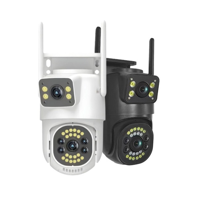 Wifi Camera 2 Lens V380 Pro Outdoor Night Vision Camera Ipc Security Camera