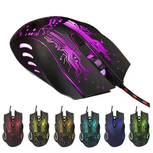 Ergonomic Gaming Wired LED Light <b>Mouse</b> Gamer <b>Mice</b> Luminous USB <b>Computer</b> <b>Mouse</b> - Product Image 3