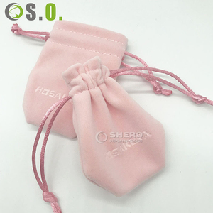 กระเป๋าผ้ากำมะหยี่ขนาดเล็กสุดหรูมีเชือกรูดกระเป๋าใส่เครื่องประดับมีโลโก้ - Product Image 1