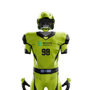 Uniforme de football américain en twill, 100 % polyester, à vendre. Uniforme de football américain personnalisé pour équipe. - Product Image 4