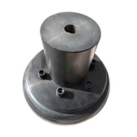 Vente en gros Jude Transmission Équipement industriel Connecteur de pompe à eau Arbre flexible pour pneu 45 #   Couplage de pneu en acier noir 10 mm