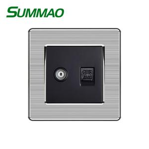 Mur Tel <span class=keywords><strong>Prise</strong></span> TV, TÉLÉPHONE Et <span class=keywords><strong>Prise</strong></span> TV - Product Image 1
