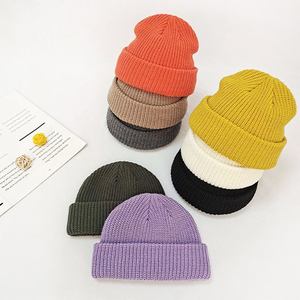 Vente en gros de Offre Spéciale bonnet de <span class=keywords><strong>chalutier</strong></span> à bord enroulé bonnet de montre hiver bonnet de pêcheur à revers court pour homme et femme - Product Image 6