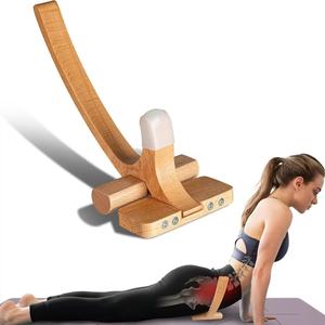 Estirador Lumbar de Madera Ky41, Soporte para Cintura y Columna Vertebral, Equipo para Ejercicios de Estiramiento de Cadera - Product Image 1
