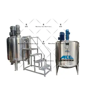 Tanque de fusión de pegamento, tanque de Mezcla de soja, solución de jarabe de gelatina, máquina mezcladora