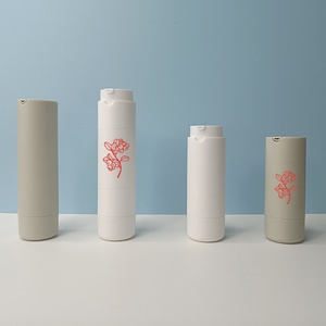 Luxury Refillable Matte Cylinder Skincare Moisturizer Shampoo Face Lotion 25ml/45ml Frosted Plastic Twist up Airless <b>Pump</b> <b>Bottle</b> - Product Image 5