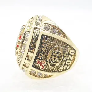 Bague en alliage plaqué or rose Championnat de la SEC de l'Alabama 2020 - Product Image 2
